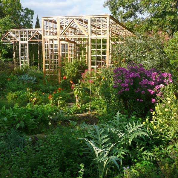 Pour les Journ&eacute;es du patrimoine, le potager avait pris fort belle tournure